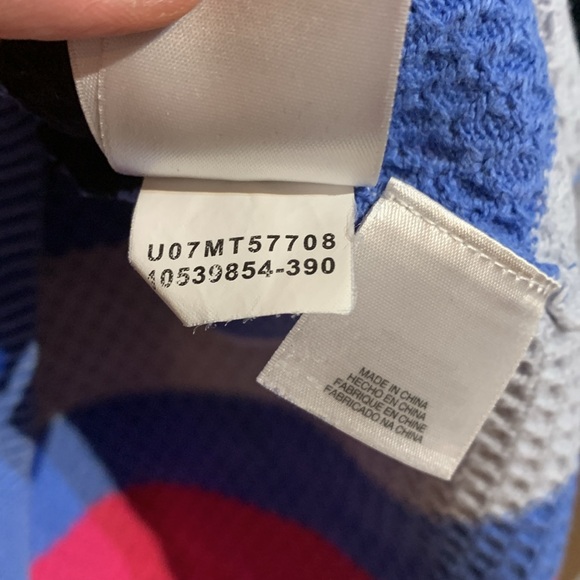 Jones New York stripped honey comb waffle knit shirt - Picture 4 of 7